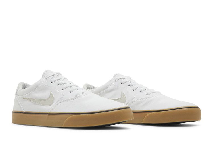 Men's Sneakers Nike SB Chron 2 Canvas White Gum White/White/Gum Light Brown/Light Bone