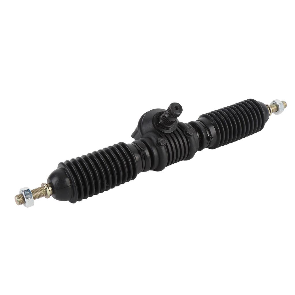 30T 14mm 330mm Steering Rack and Pinion Assembly Steel Alloy Dust Proof Sleeve for DIY Go Kart ATV UTV Quad