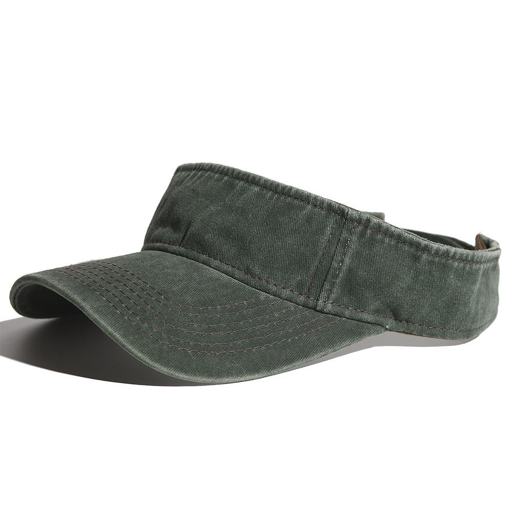 Freedom Outdoors Wasbare Open-Top Pet voor Mannen En Vrouwen Zomer Buiten Sporten Hardlopen Vissen Zon Hoed Unisex Ademend Lichtgewicht Pet 56-58cm groen