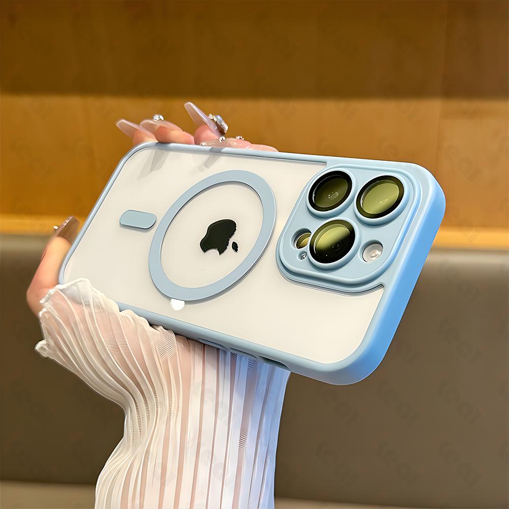 Luxury Wireless Charger For Magsafe Magnetic Case For iPhone 16e 16 15 14 13 12 11 Pro X XR XS Max 7 8 Shockproof Bumper Cover