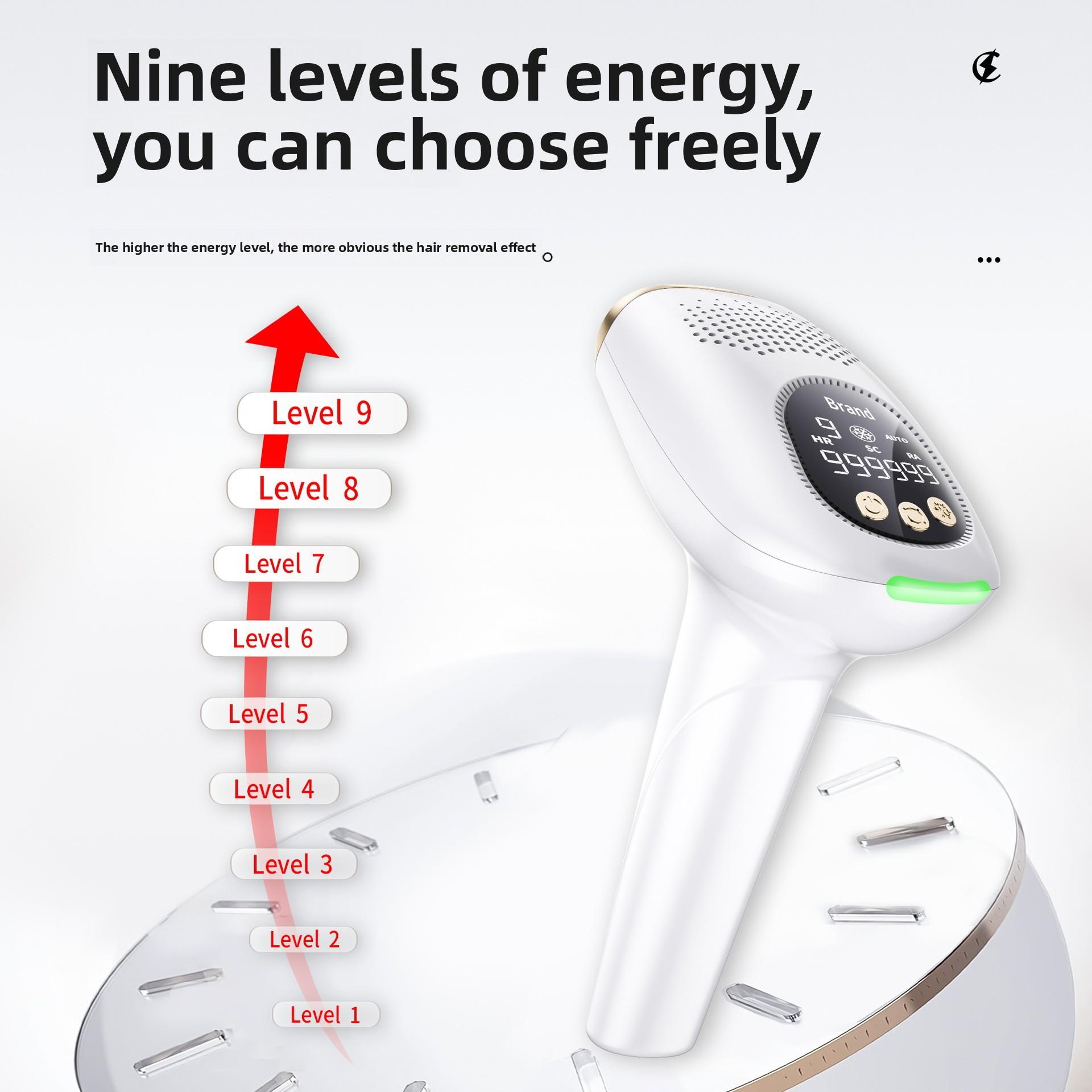 

Высокочастотный флэш-аппарат для удаления волос, безболезненный салон красоты, специально для женских интимных частей тела, бытовой прибор для удаления волос при температуре замерзания US standard