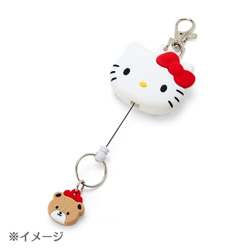 Sanrio Face-shaped Reel Keychain My Melody Key Mascot My Melody-chan My Melody 13.4 X 6.5 X 1.8cm Character 168653
