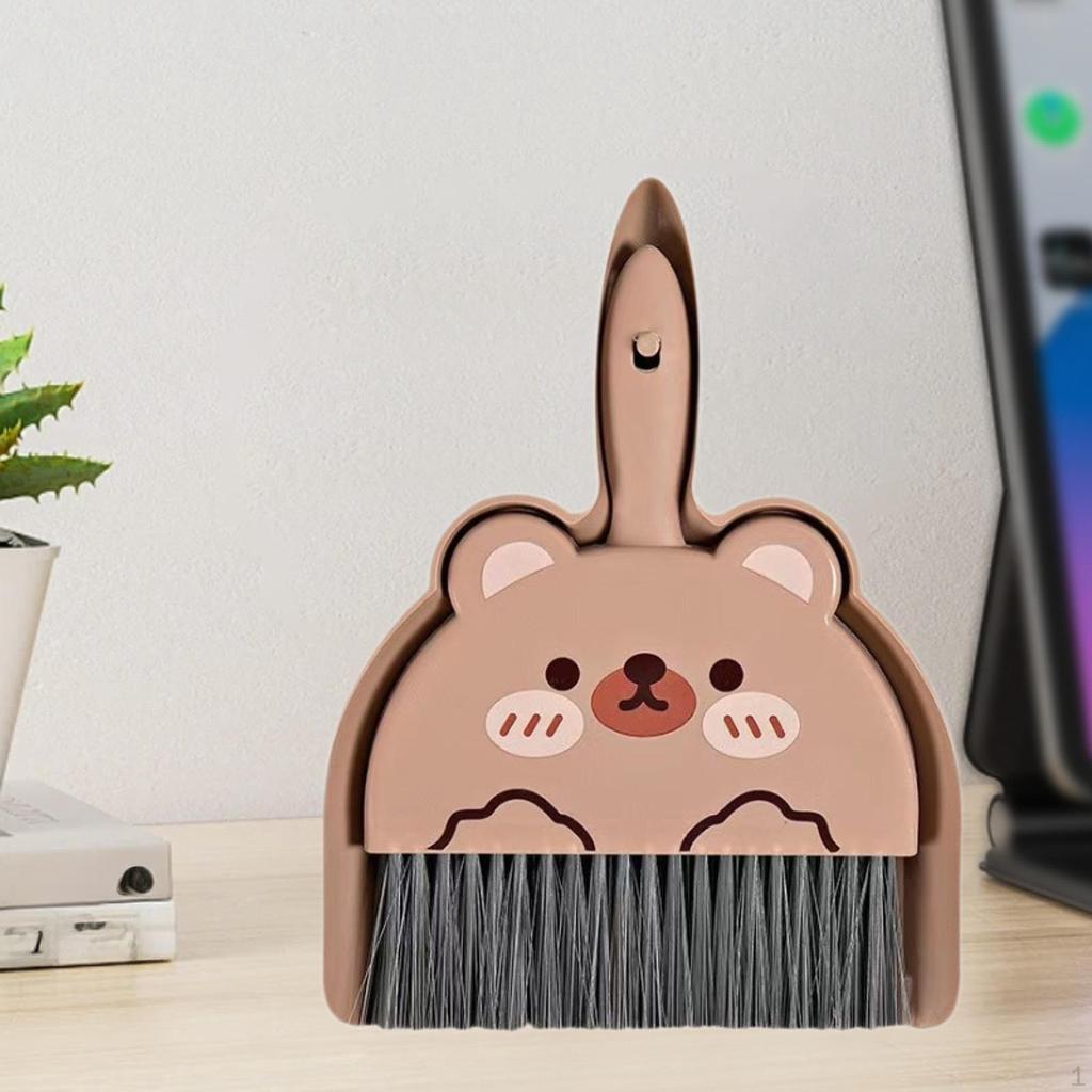 Compact Broom And Dustpan Set for Home Office Cleaning