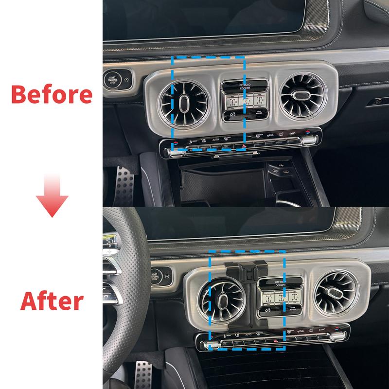GPS Bracket Navigation Stand Auto for Mercedes Benz G Class 2025 2026 2027 G500 G63 W463 AMG Car Mobile Phone Holde