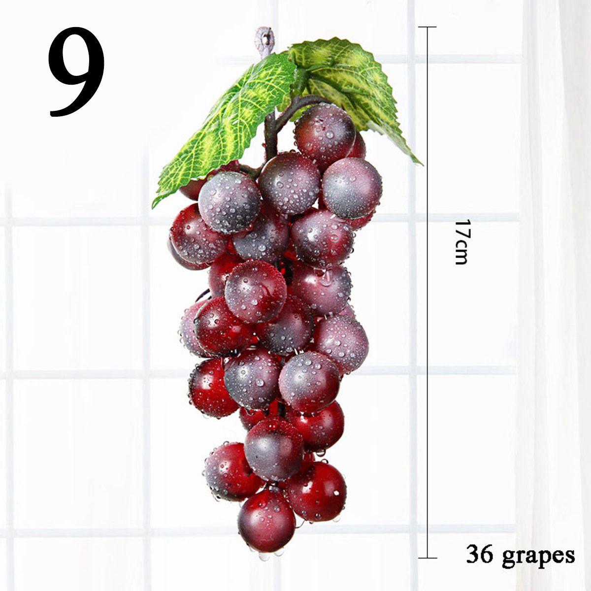 

Сад Мини Декоративный Пластиковый Реалистичный Домашний Декор Искусственные Фрукты Виноград Симуляция 9