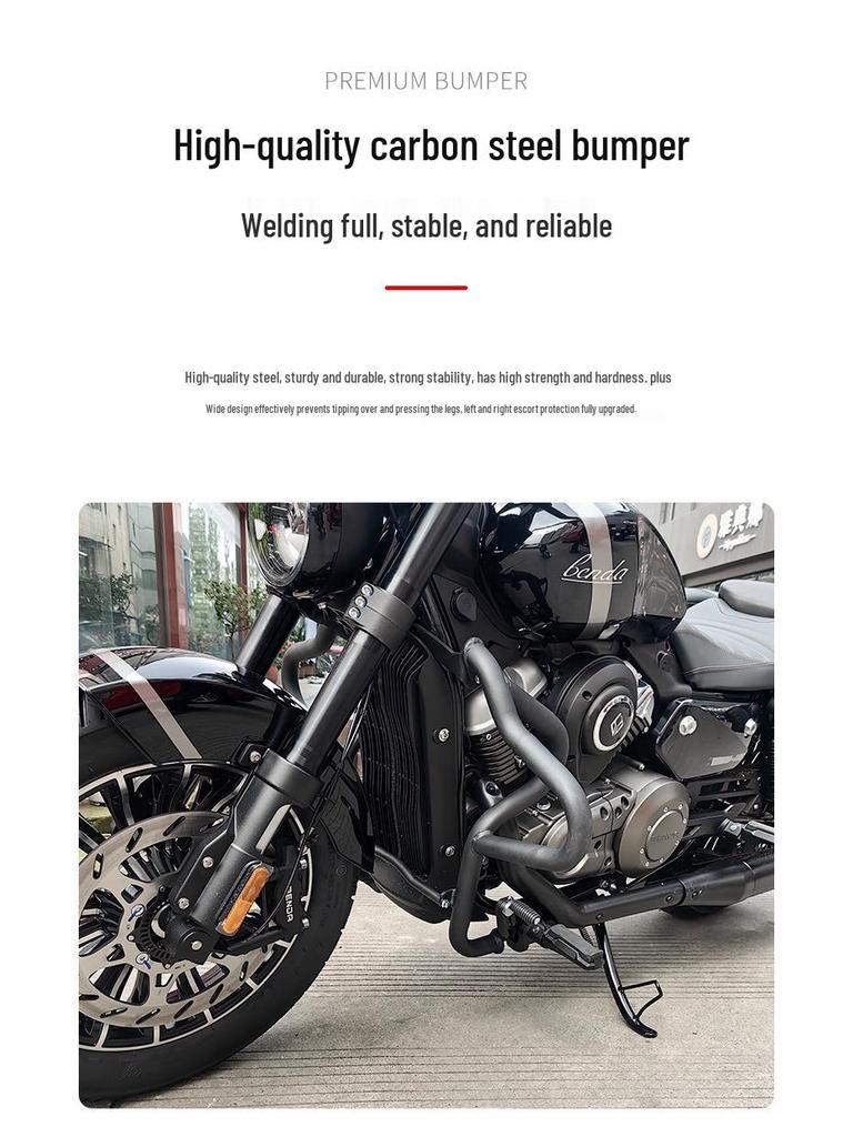 Mala Lateral Shan Yi para Motocicleta Benda Rock Cinza 250 com Suporte Não Destrutivo Estilo Retrô de Pendurar