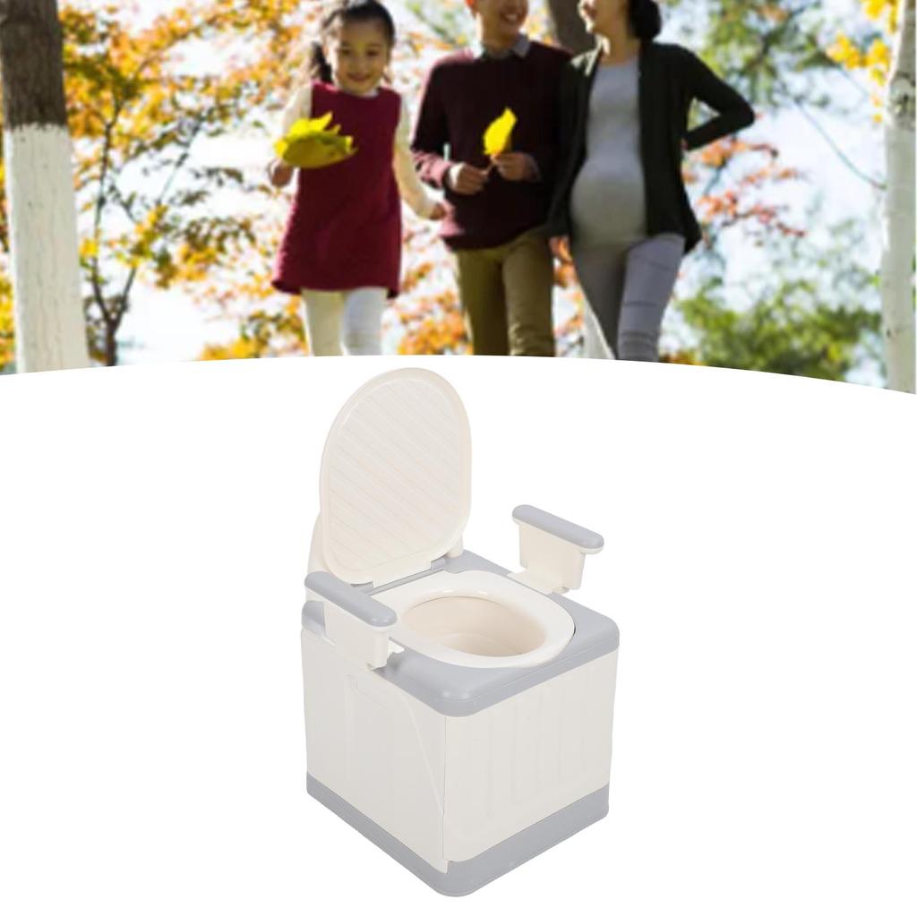 Foldable Bedside Commode Fall Odor Proof Portable Toilet Bedside Commode Chair for Adult