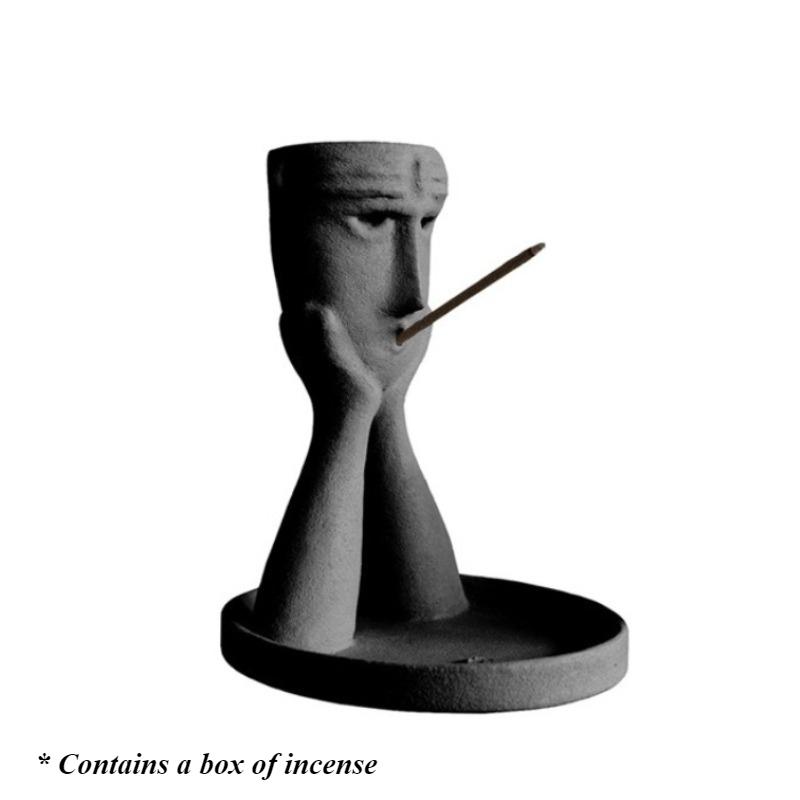 

Creative Incense Burners Incense Stick Aroma Diffusers Desktop Storage Aromatic Diffuser Living Room Decorative Ornaments сірий