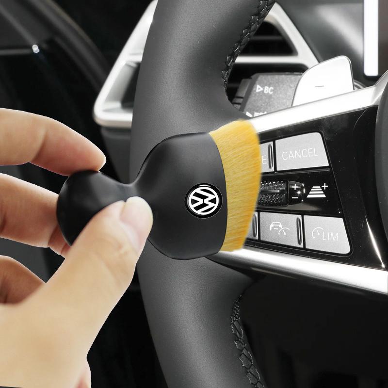 hub cap VW Car Cleaning Tool Soft Brush Crevice Air Vent Clean Brush For Volkswagen Variant B8 New Passat Touareg Phideon Tiguan QK1