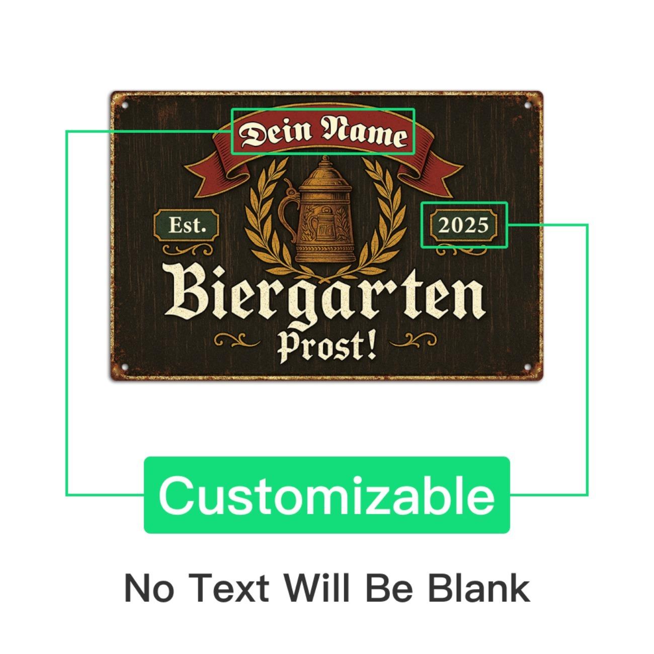 Personalized Vintage Metal Tin Sign Home Bar Pub Man Cave Wall Decor белый