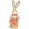 Pastoral Large Peter Rabbit Straw Woven Craft Ornament - Cute Christmas & Halloween Gift