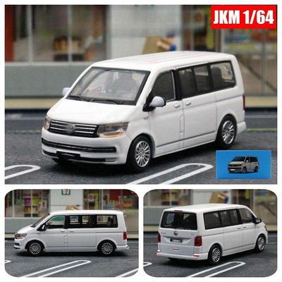 Carro Modelo Diecast Multivan T6 Van MPV em Escala 1/64 Chassi de Metal Amortecimento Coleção Modelo Ornamentos