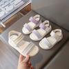 2025 summer new middle and older children soft sole fashion girls sandals sports beach shoes Internet celebrity princess children's shoes