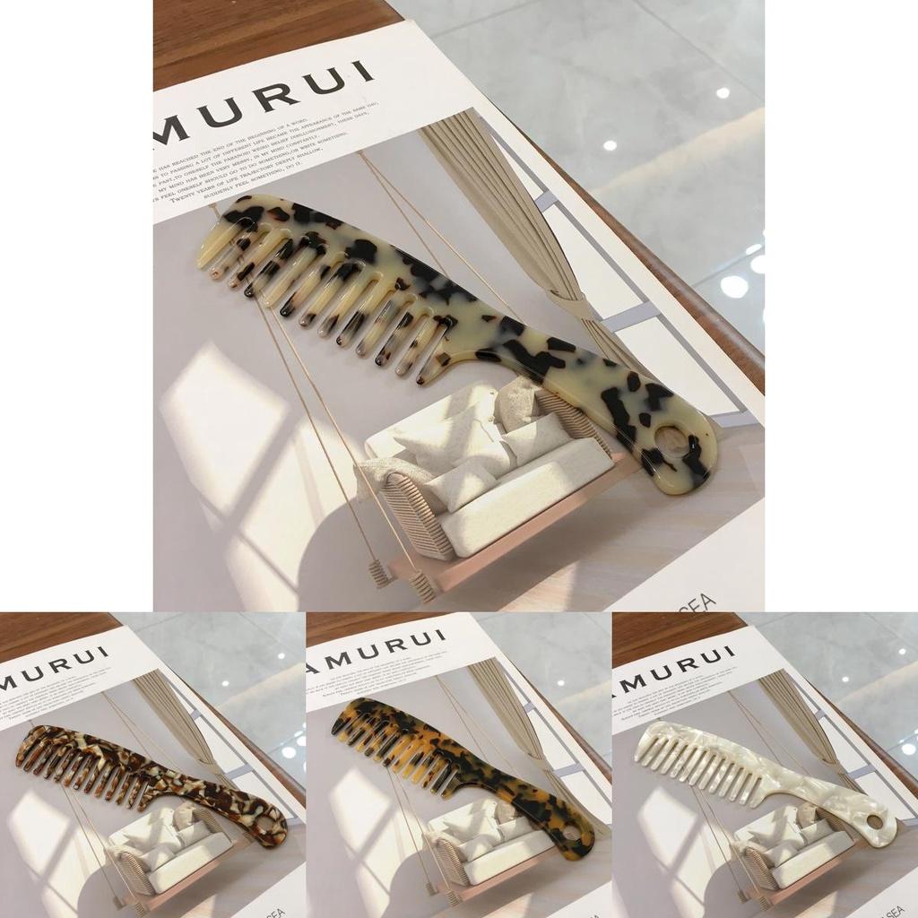 Geometrischer Marmor-Muster Kamm für Damen Elegantes Acetat-Haaraccessoire