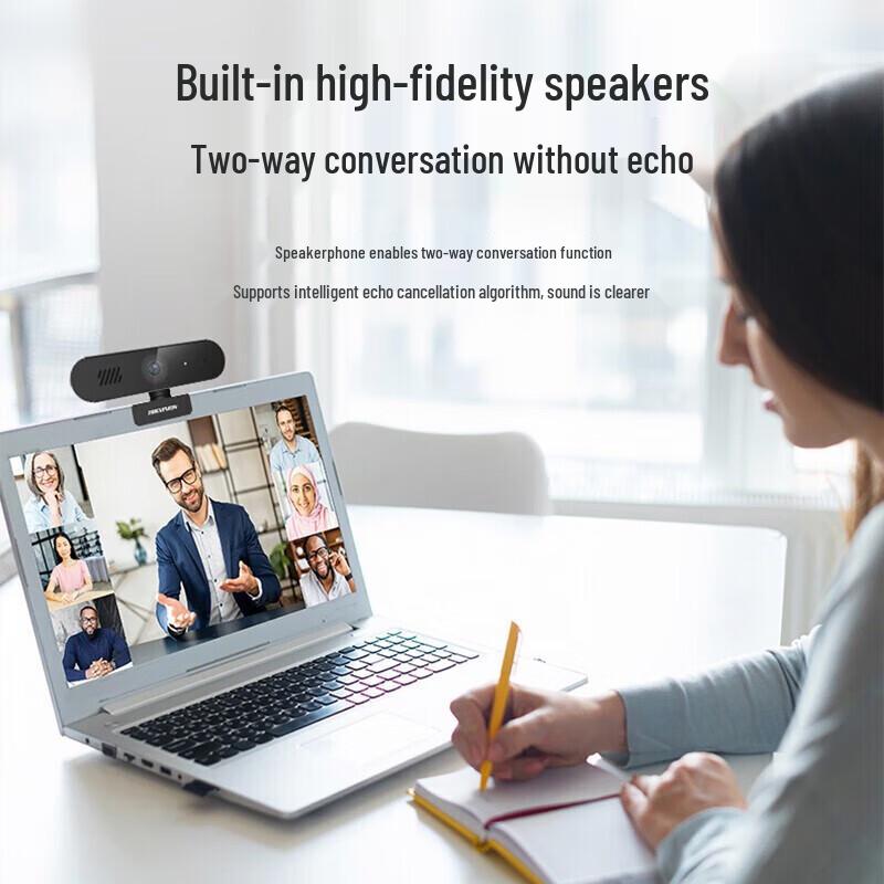 HIKVISION DS-E14S 2K HD Webcam with Mic and Speaker