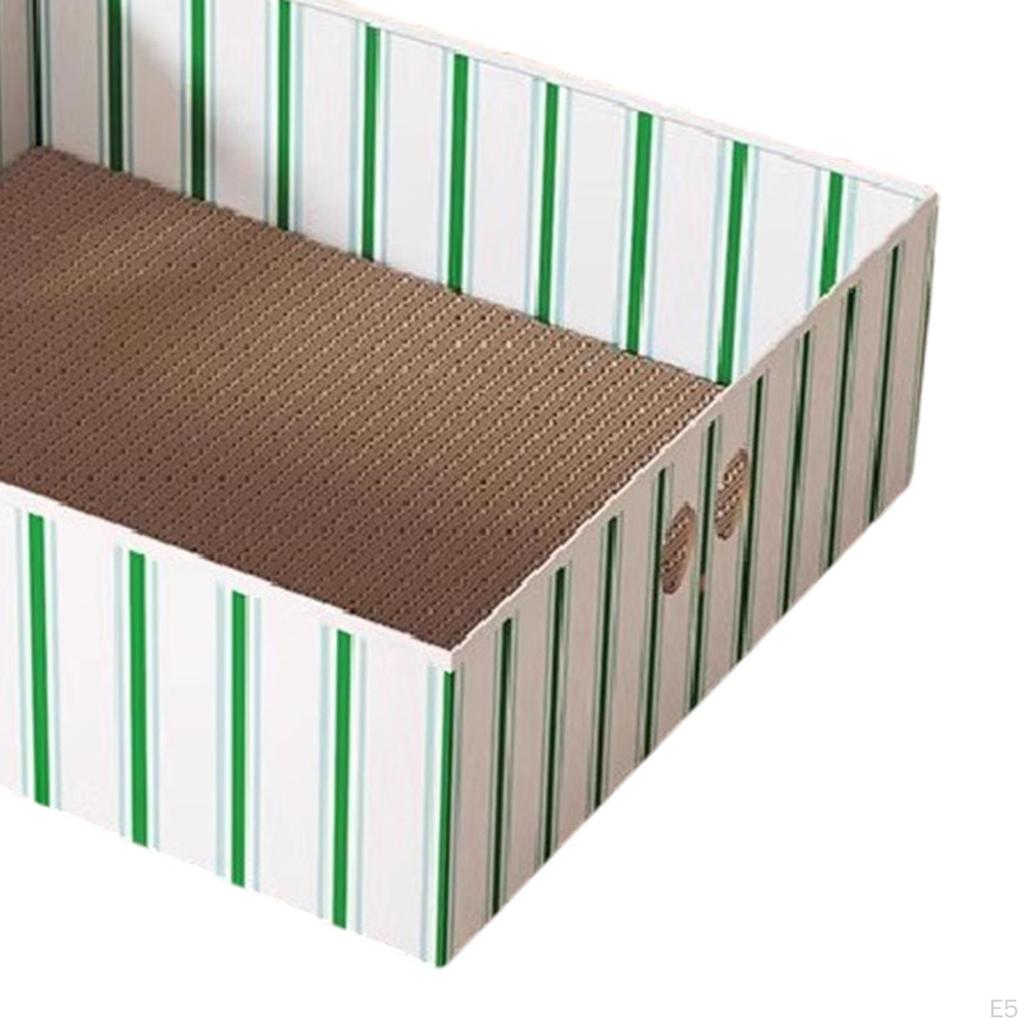 Cat Cardboard House Pet Scratching Pad Box Indoor