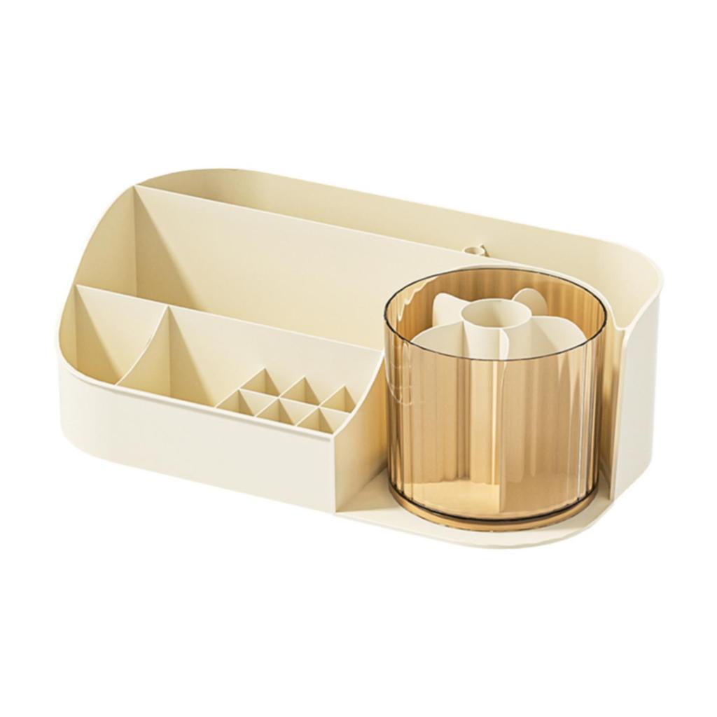 Makeup Desk Organizer Stylish Versatile Display Case Decorative Skincare Organiser for Counter Desktop Dresser Bathroom Perfume