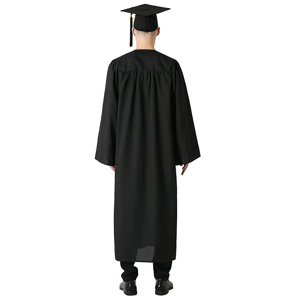 Grad University Mortarboard Hat Graduation Gown Set 2023 Happy Graduation Bling Removable Tassel