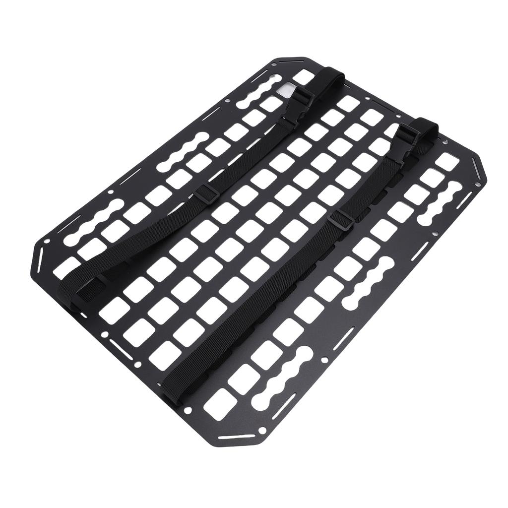 Hliníkový tečkovaný panel pro korbu nákladního vozidla, odolný, lehký, modulární úložný nosič pro sedany, SUV, pick-upy, nákladní vozidla, obytné vozy 21,26 x 15 x 0,08 palce