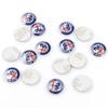 Car Stickers For Alfa Romeo 5/10PCS 14mm Car Remote Key Sticker Aluminum Badge For Alfa Romeo 159 Sportwagon Giulietta Mito 147
