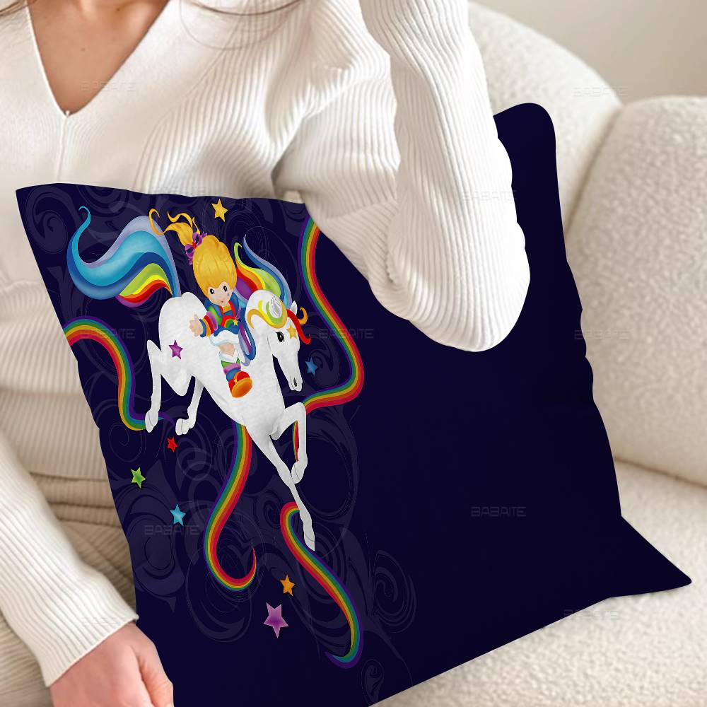 Rainbow Brite Anime Pillowcases Home Bedding Decorative Pillow Cover Wedding Super Soft Pillow Case