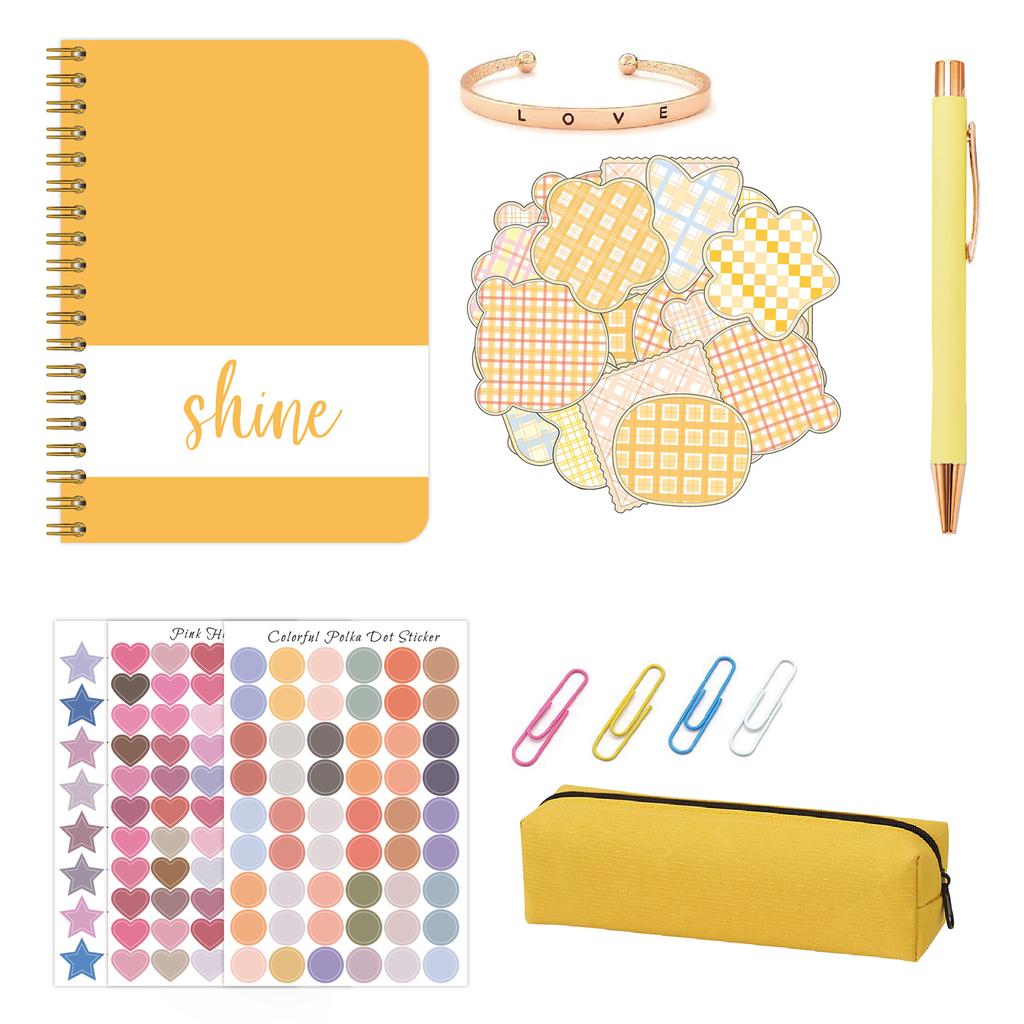 DIY Journal Kit Planner Notebbok Scrapbook & Diary Supplies Set Fun Cute Art & Crafts Stuff