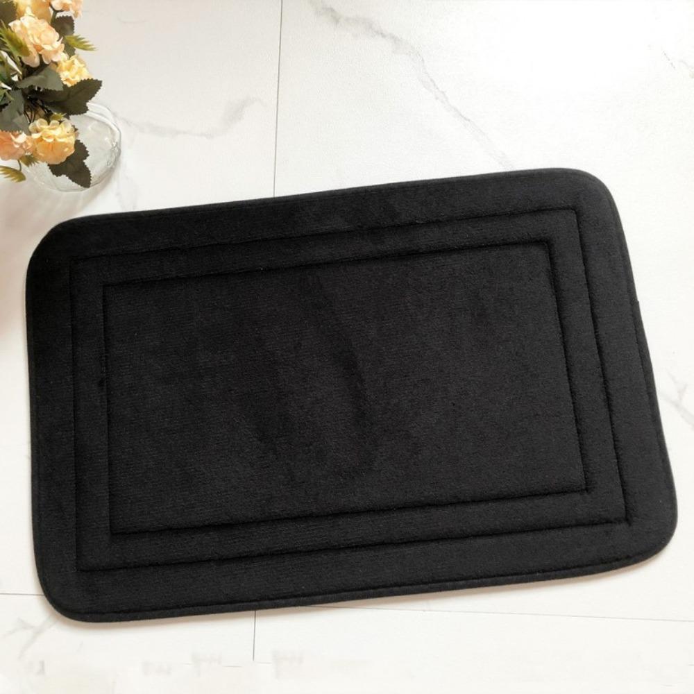 Thickening Bathroom Cashmere Mat Bath Non-slip Carpets In Wash Basin Bathtub  Floor Rug Shower Room Doormat Memory Foam 3D Pad