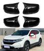 Car Rearview Side Mirror Cover Fit For Honda CRV CR-V 2017 2018 2019 2020 Wing Cap Exterior Door Sticker Case Trim Carbon Fiber