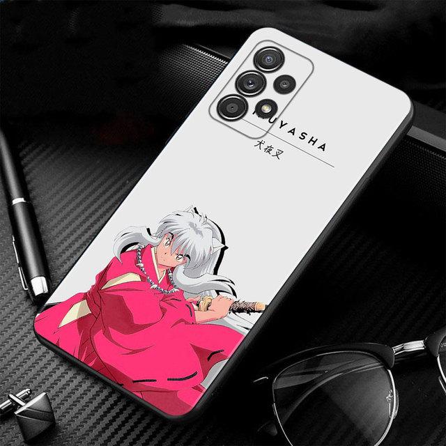 Telefon mobil mat Anime drăguț Inuyasha Coque pentru Samsung A32 4g A71 A41 A52 A72 A51 A21s A12 A02s A31 A03s A22 A23 A33 A52s 5g