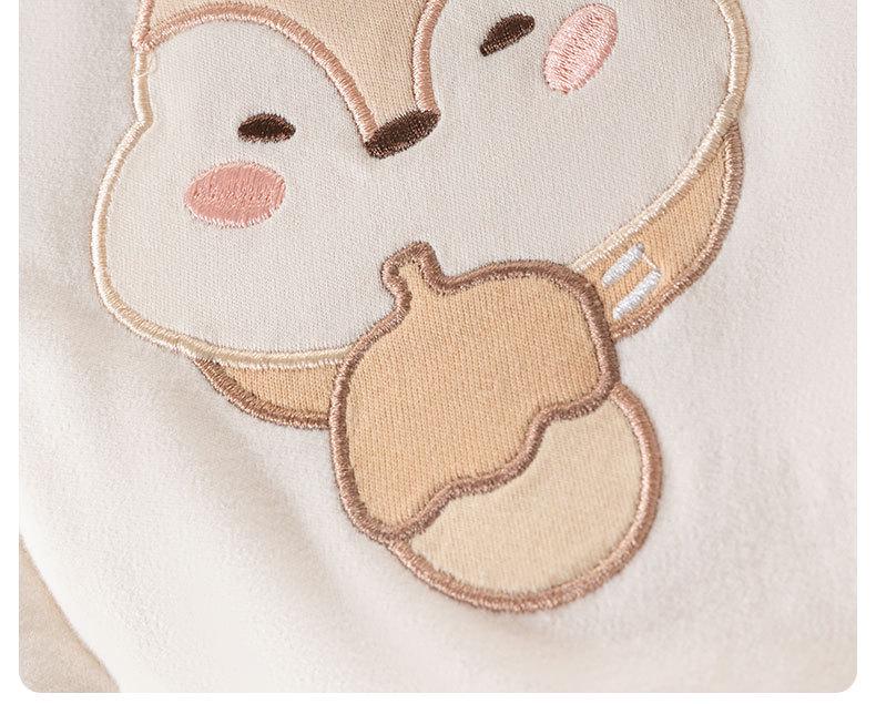 Dicker gesteppter Baumwoll-Kapuzen-Neugeborenen-Body für Jungen & Mädchen