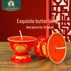 Festive Red Smokeless Candles for New Year, Buddha Offerings & God of Wealth Home Decor.