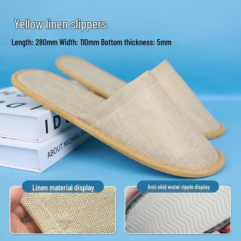 Luxuriöse rutschfeste Hausschuhe aus Korallenfleece für Hotels, B&Bs und Privatzimmer