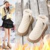 Women's Boots Winter Plush Cotton Boots Warm Platform Comfort Cold Proof Bottes Femmes Zipper Anti Slip Snow Boots Botas Mujer