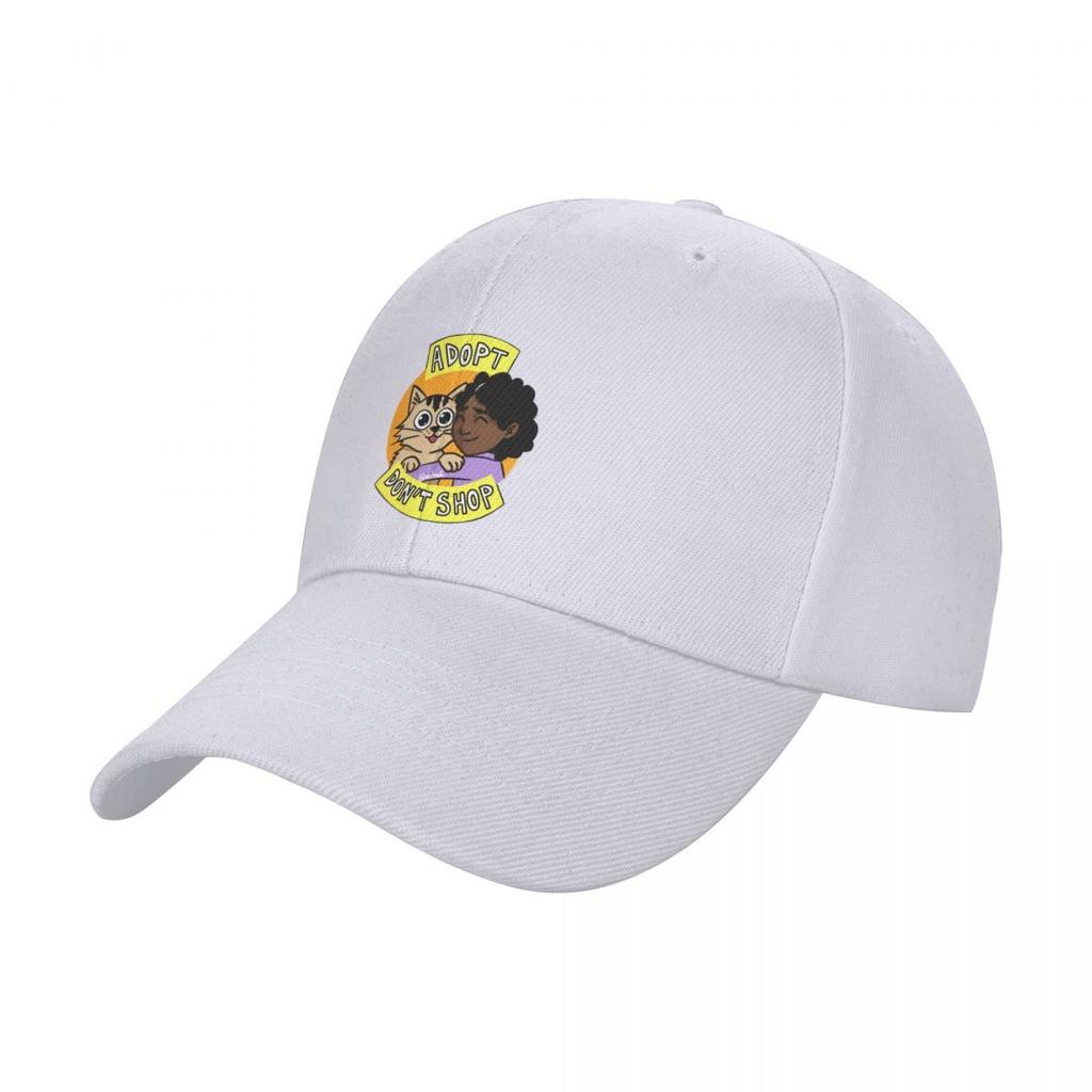 Adopt don't shop ! (cat version) Baseball Cap Hat Man For The Sun cute Unique hats Golf Mens Caps Women's