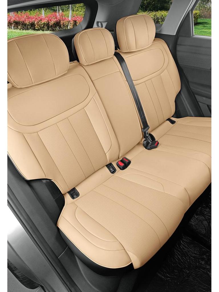 Universal Full Leather Car Seat Cushion for Explore 06 - New Model, Fits Five-Seat, All-Season Use.