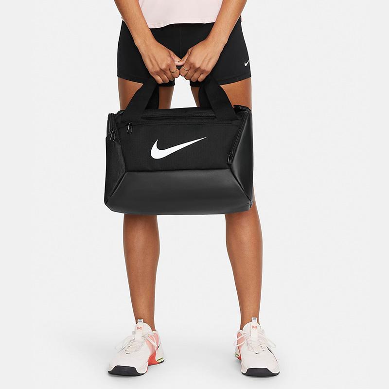 Nike 25L Large Logo Sports Polyester Travel Gym Bag Unisex Bags Black DM3977-010