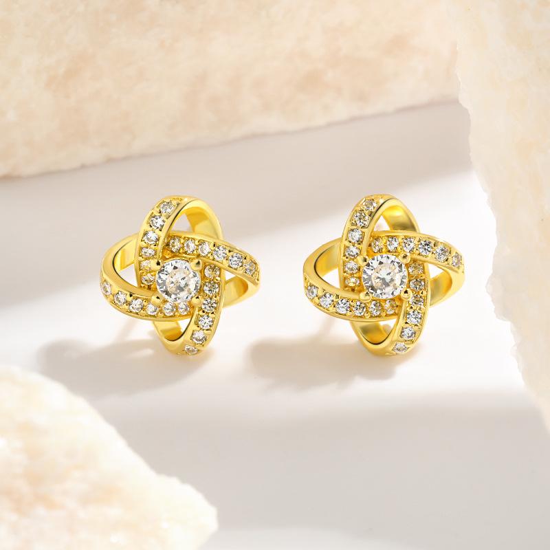 

Вращающиеся серьги-цветы в виде нитей, маленькие, ароматные, корейская версия, ожерелье в виде травы на удачу, серьги в виде четырехлистного клевера