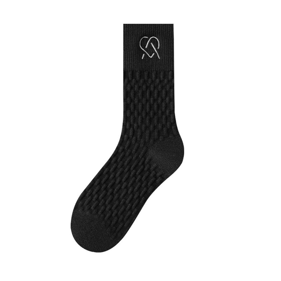 

Женские теплые зимние носки 10-1 - Дышащие, мягкие, бежевые и черные, бесшовные женские длинные носки, женские носки средней длины, носки на Рождество 1 pairs чёрный