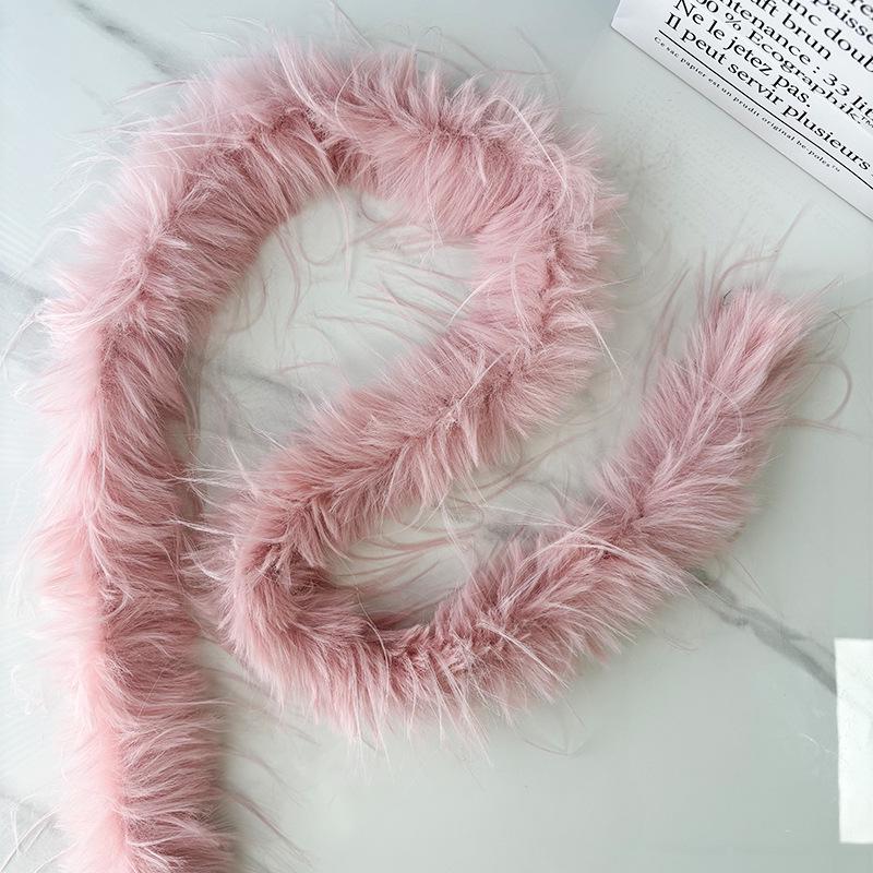 Colorful Imitation Turkey Marabou Feather Trim for Costumes & DIY Pajamas