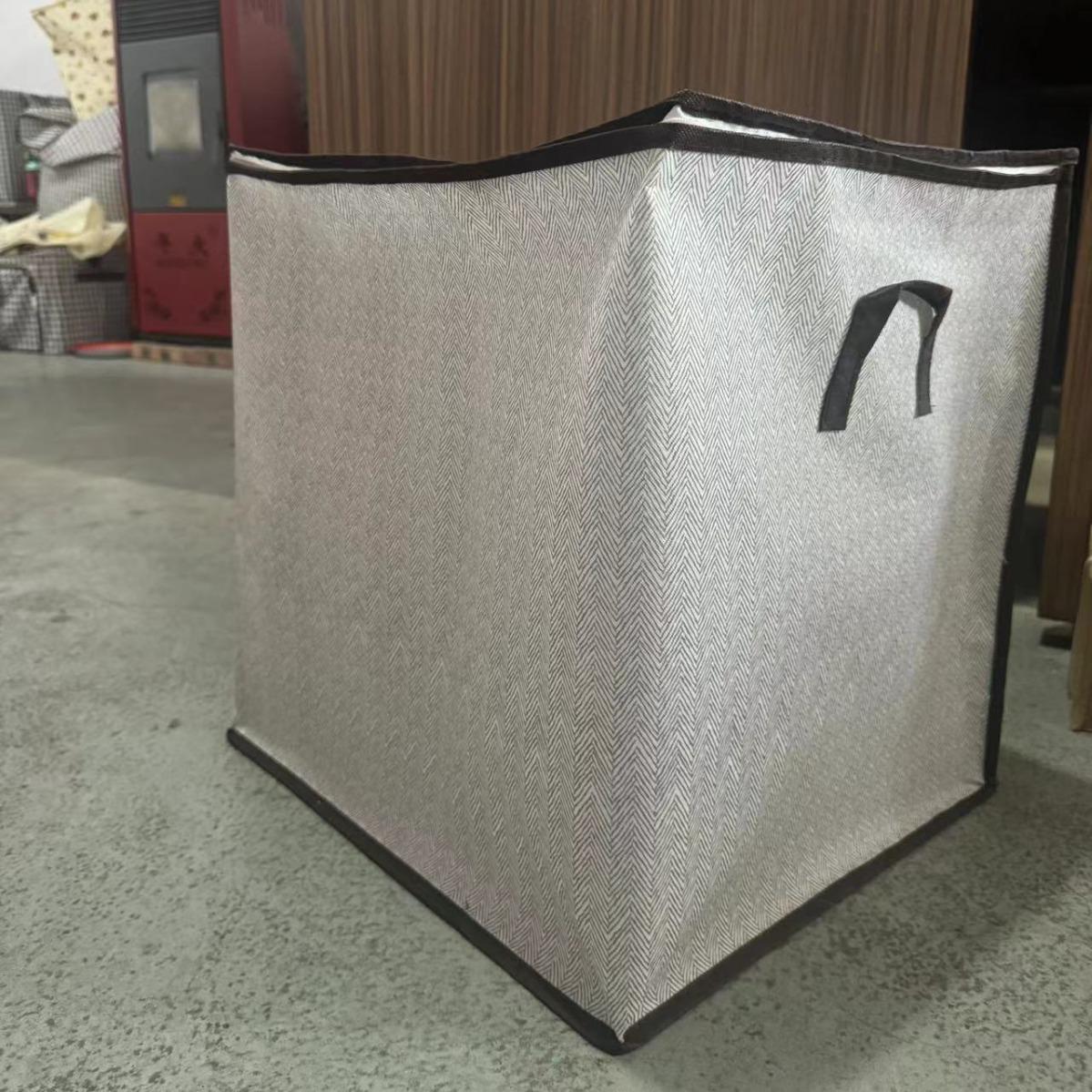 Arrow Pattern Duvet Storage Bag, Large Capacity, Non-Woven Fabric