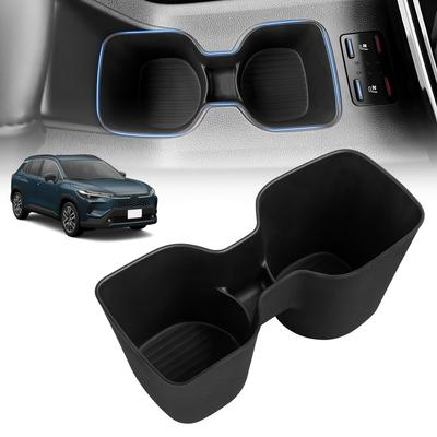 Mozan Becherhalter für Toyota New Corolla Cross GR SPORT 2025 Mittelkonsolen-Getränkehalter Stoßdämpfende Aufbewahrungskonsole Innenraum Maßgeschneidertes Zubehör (Dürfen