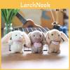 Charming Fluffy Rabbit Plush Keychain Cute Bag Accessory Soft Toy For All Ages