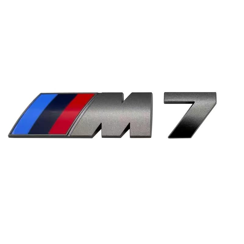 5,5 cm för M-logotyp ny grå ABS-dekal bakluckemärke för BMW M330i M340i M430i M440i M530i M540i M550i dekorationstillbehör.