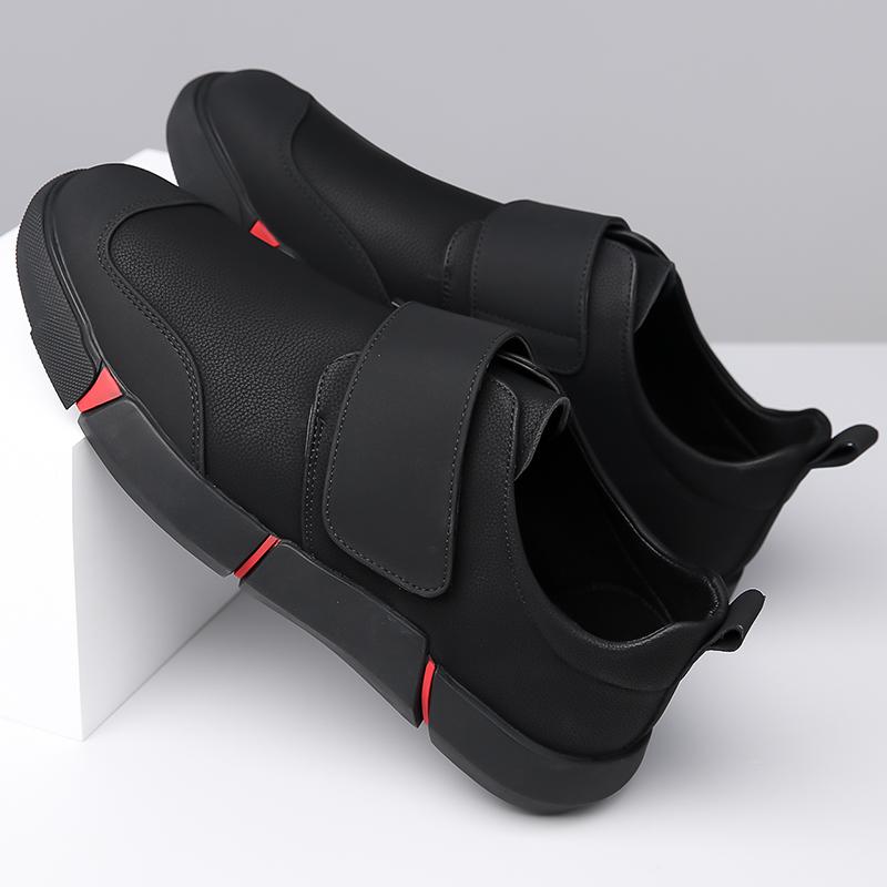 Fashion Casual Leather Shoes for Men Leisure Walk Male Sneakers Retro Style Tenis Masculino Non-Slip Treking Footwear Outdoor Trainers