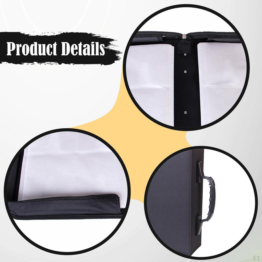 CD Case Holder Versatile Dustproof, Portable, Oxford Cloth, 320 Large Capacity DVD Binder Storage