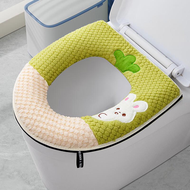 Radish Rabbit Winter Toilet Seat Cushion