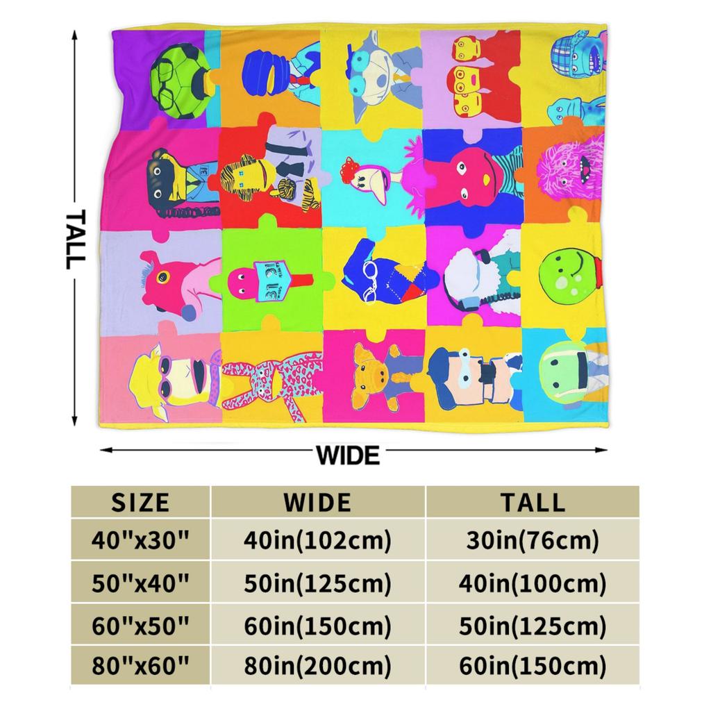 31 Minutos Comedy Blanket Multi-size Soft Fuzzy Plush  Throw Blankets for Couch Sofa and Bed