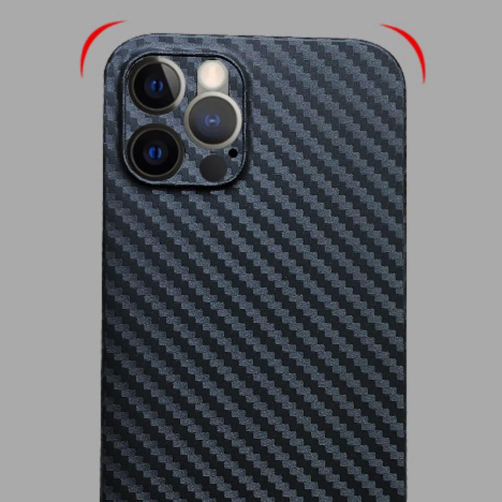 KZDOO For iPhone 16 Pro Compatible with MagSafe Carbon Fiber Texture Ultra Thin PP Phone Cover