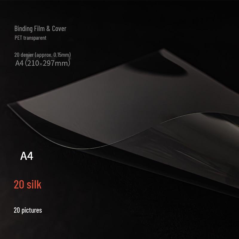 A4/A3 Frosted Transparent PVC Film for Art & Craft 
