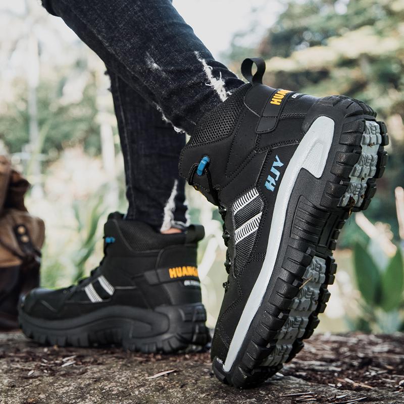 Snow Boots Men Boot Shoes Sneakers Winter Men's Work Shoes Trips Mens Shoe Military Man Tactical Boots for Man Safety Tennis